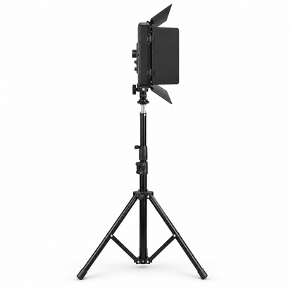 GDX PL700C II 35W 4 Kanat İkili Barndoorlu Bi-Color LED Video Paneli (2700K-6500K, 720 LED, 8 FX Efekt, AC/DC Cift Guclu)