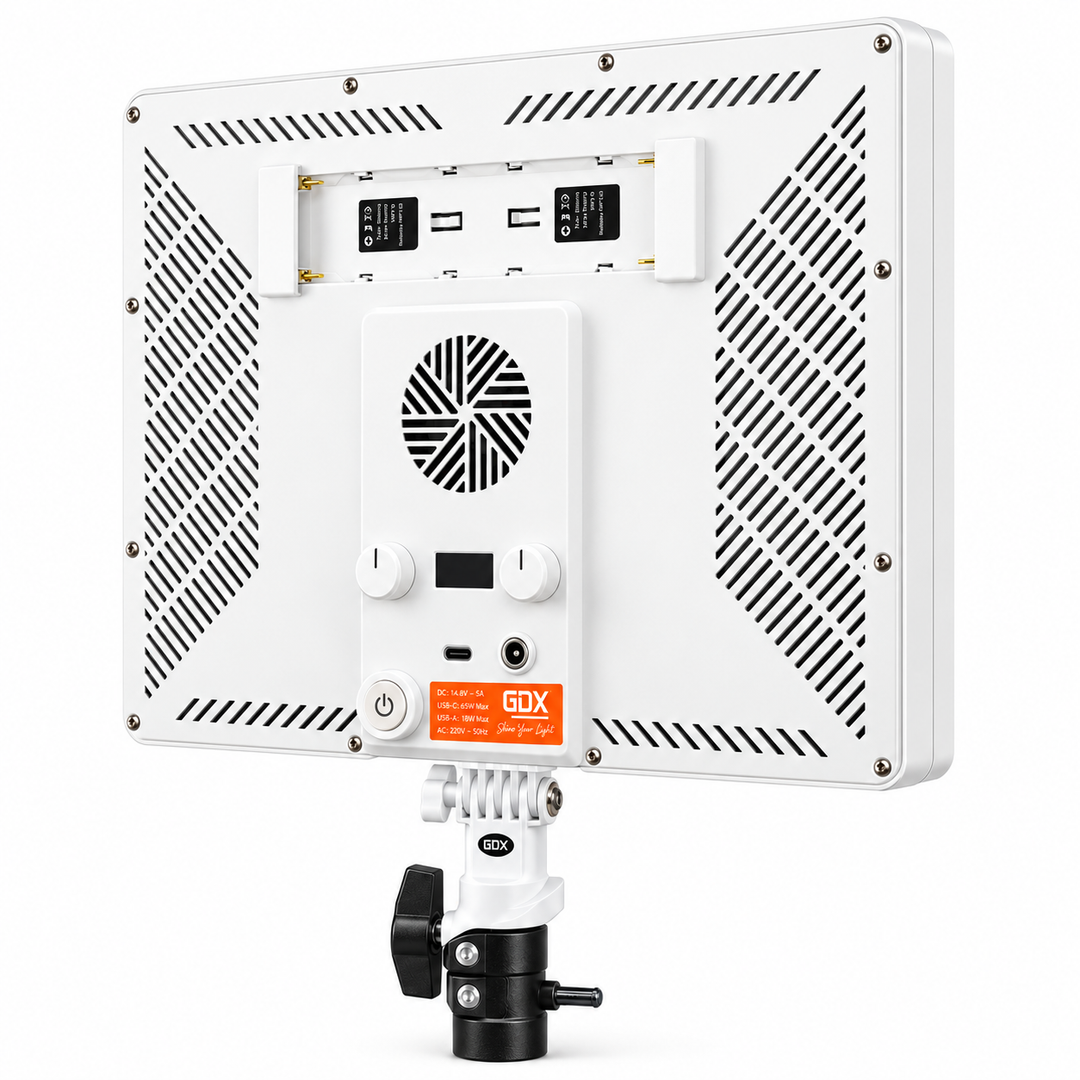 GDX PL900C II Tekli 60W Bi-Color LED Stüdyo Panel Işığı (Beyaz Gövde)