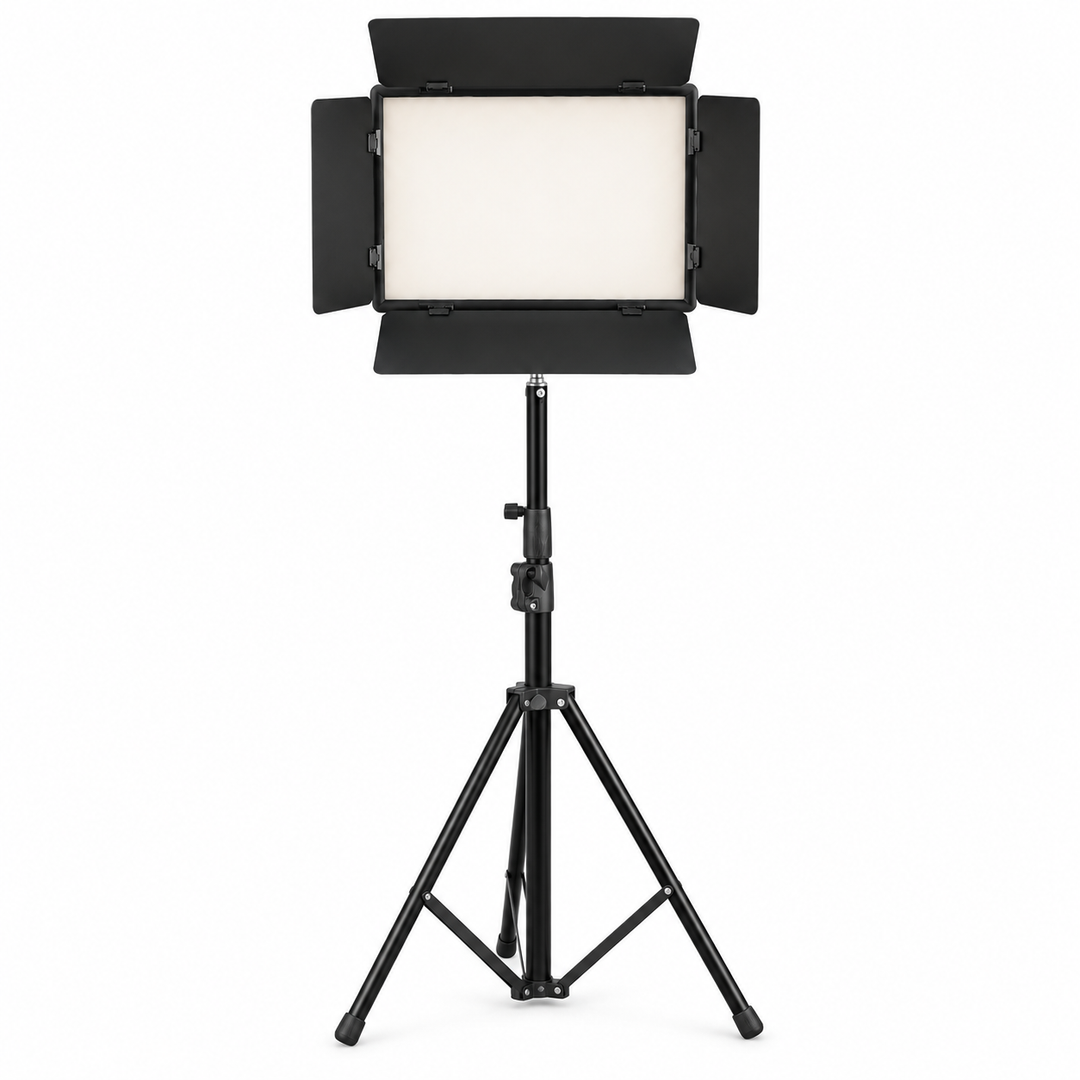 GDX PL700C II 35W 4 Kanat İkili Barndoorlu Bi-Color LED Video Paneli (2700K-6500K, 720 LED, 8 FX Efekt