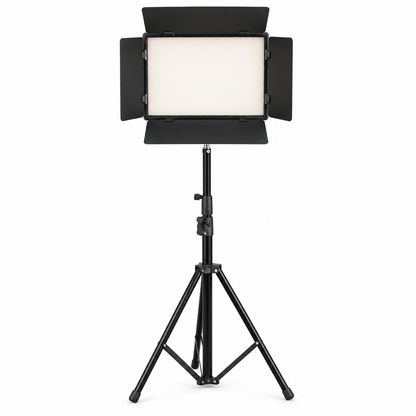 GDX PL700C II 35W 4 Kanat İkili Barndoorlu Bi-Color LED Video Paneli (2700K-6500K, 720 LED, 8 FX Efekt, AC/DC Cift Guclu)