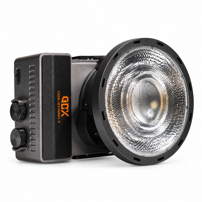 GDX ML-200C II 200W Taşınabilir Bi-Color COB LED Video Işığı ve Frensel Lens Bir Arada